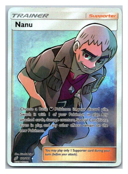 Nanu 179/181 Team Up (Ultra Rare) (Exc Condition)