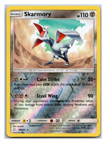 Skarmory 98/181 Team Up (Reverse Holo) (Exc Condition)