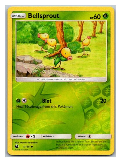 Bellsprout 1/168 Celestial Storm (Reverse Holo) (Exc Condition)