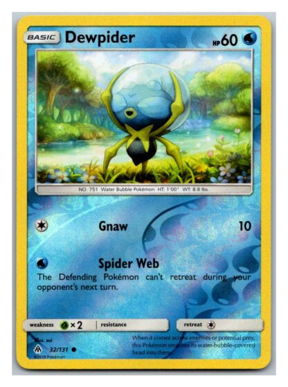 Dewpider 32/131 Forbidden Light (Reverse Holo) (Exc Condition)
