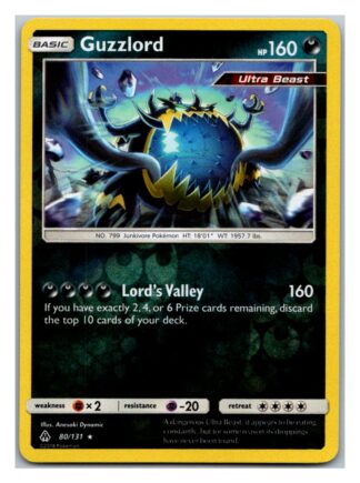 Guzzlord 80/131 Forbidden Light (Reverse Holo) (Exc Condition)