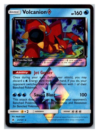 Volcanion Prism 31/131 Forbidden Light (Holo) (Exc Condition)