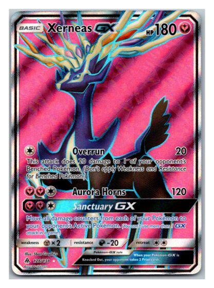 Xerneas GX 126/131 Forbidden Light (Ultra Rare) (Exc Condition)