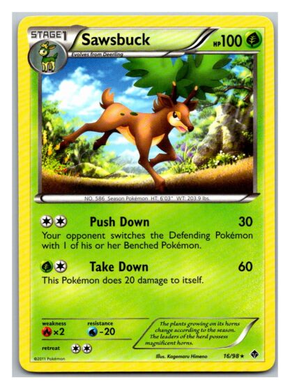 Sawsbuck 16/98 Emerging Powers (Rare) (Exc Condition)
