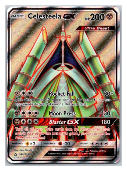 Celesteela GX 144/156 Ultra Prism (Ultra Rare) (Exc Condition)