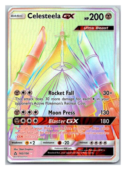 Celesteela GX 162/156 Ultra Prism (Ultra Rare) (Exc Condition)