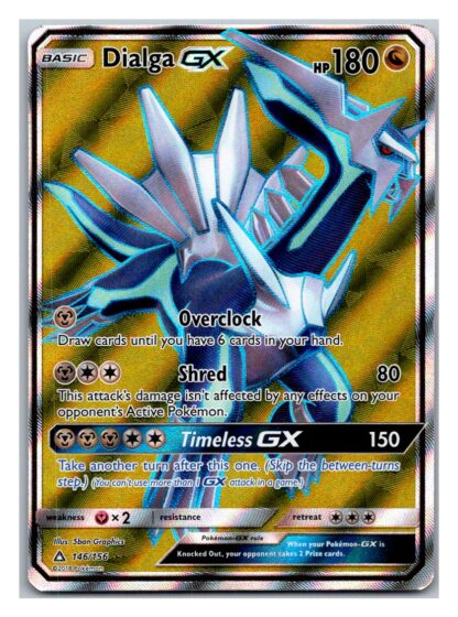 Dialga GX 146/156 Ultra Prism (Ultra Rare) (Exc Condition)
