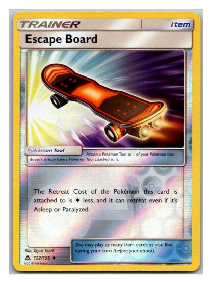 Escape Board 122/156 Ultra Prism (Reverse Holo) (Exc Condition)