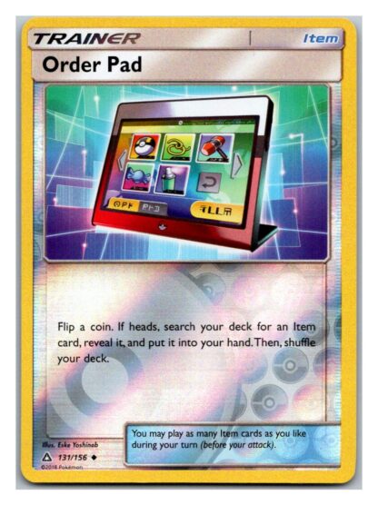 Order Pad 131/156 Ultra Prism (Reverse Holo) (Exc Condition)