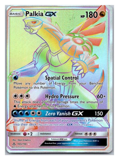 Palkia GX 165/156 Ultra Prism (Ultra Rare) (Exc Condition)