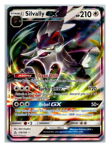 Silvally GX 116/156 Ultra Prism (Ultra Rare) (Exc Condition)