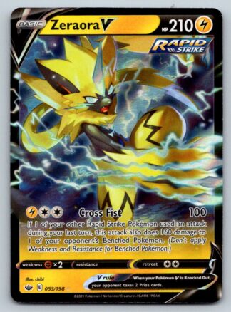 Zeraora V 53/198 Chilling Reign (Ultra Rare) (NM-Exc Condition)