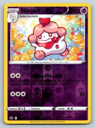 Slurpuff 68/198 Chilling Reign (Reverse Holo) (NM-Exc Condition)