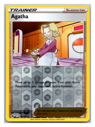 Agatha 129/198 Chilling Reign (Reverse Holo) (NM-Exc Condition)