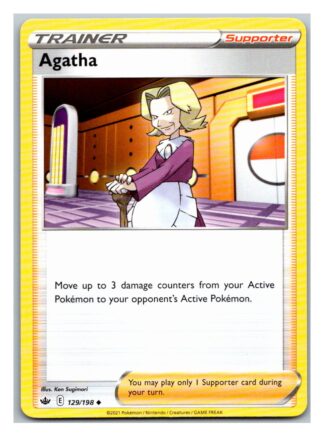 Agatha 129/198 Chilling Reign (Uncommon) (NM-Exc Condition)