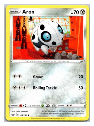 Aron 109/198 Chilling Reign (Common) (NM-Exc Condition)