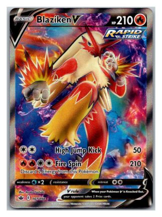 Blaziken V 161/198 Chilling Reign (Ultra Rare) (NM-Exc Condition)