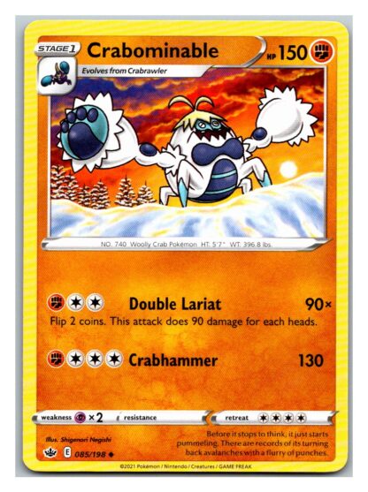 Crabominable 85/198 Chilling Reign (Uncommon) (NM-Exc Condition)