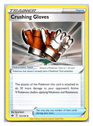Crushing Gloves 133/198 Chilling Reign (Uncommon) (NM-Exc Condition)
