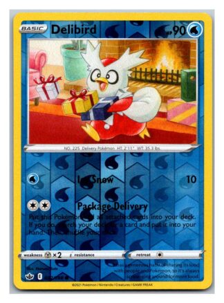 Delibird 32/198 Chilling Reign (Reverse Holo) (NM-Exc Condition)