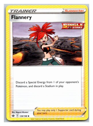 Flannery 139/198 Chilling Reign (Uncommon) (NM-Exc Condition)