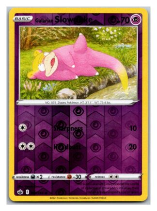 Galarian Slowpoke 54/198 Chilling Reign (Reverse Holo) (NM-Exc Condition)