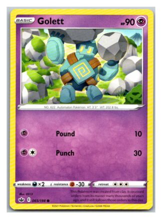 Golett 65/198 Chilling Reign (Common) (NM-Exc Condition)