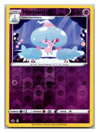 Hattrem 72/198 Chilling Reign (Reverse Holo) (NM-Exc Condition)