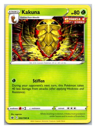 Kakuna 2/198 Chilling Reign (Uncommon) (NM-Exc Condition)