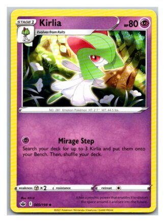 Kirlia 60/198 Chilling Reign (Uncommon) (NM-Exc Condition)