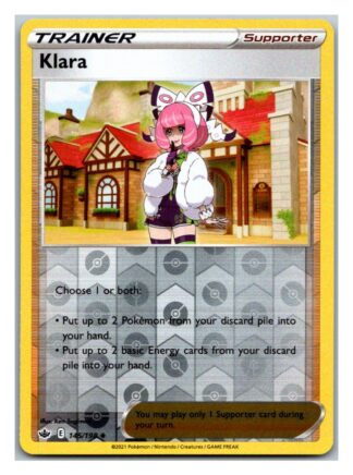 Klara 145/198 Chilling Reign (Reverse Holo) (NM-Exc Condition)