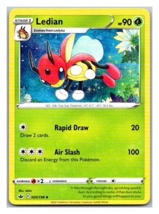Ledian 5/198 Chilling Reign (Uncommon) (NM-Exc Condition)