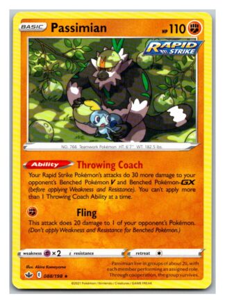 Passimian 88/198 Chilling Reign (Rare) (NM-Exc Condition)