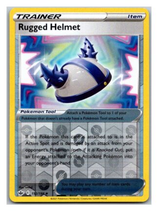 Rugged Helmet 152/198 Chilling Reign (Reverse Holo) (NM-Exc Condition)