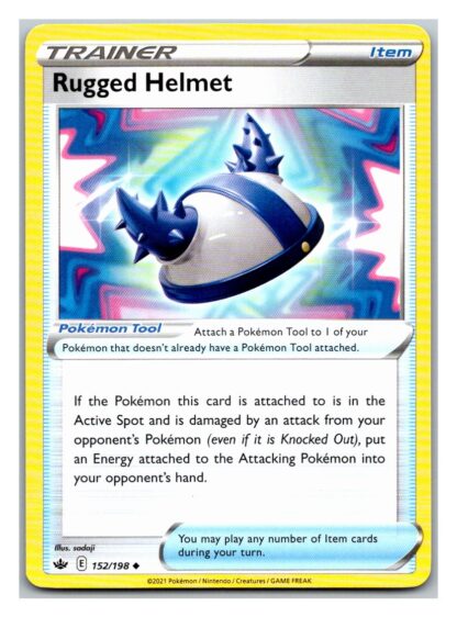 Rugged Helmet 152/198 Chilling Reign (Uncommon) (NM-Exc Condition)