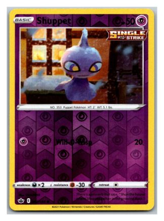 Shuppet 62/198 Chilling Reign (Reverse Holo) (NM-Exc Condition)