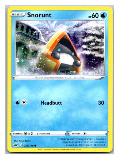 Snorunt 35/198 Chilling Reign (Common) (NM-Exc Condition)