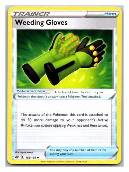Weeding Gloves 155/198 Chilling Reign (Uncommon) (NM-Exc Condition)