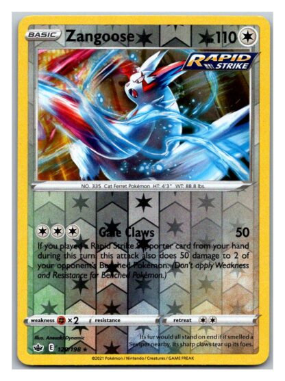 Zangoose 120/198 Chilling Reign (Reverse Holo) (NM-Exc Condition)