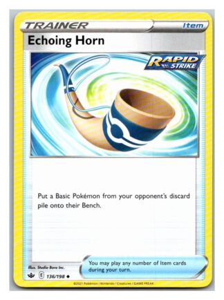 Echoing Horn 136/198 Chilling Reign (Uncommon) (NM-Exc Condition)
