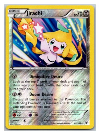 Jirachi 42/108 Roaring Skies (Reverse Holo) (Exc Condition)