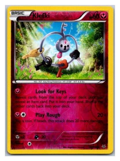 Klefki 48/108 Roaring Skies (Reverse Holo) (Exc Condition)
