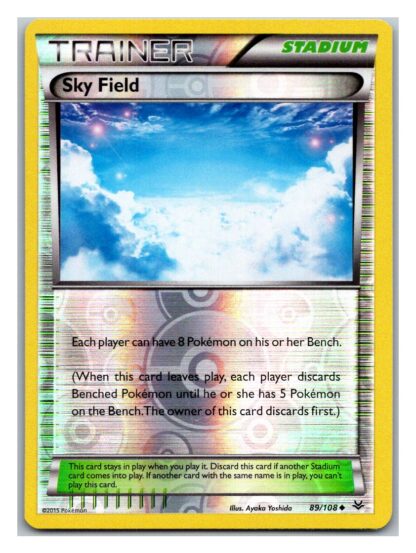 Sky Field 89/108 Roaring Skies (Reverse Holo) (Exc Condition)