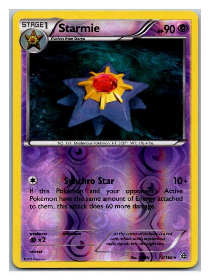 Starmie 73/160 Primal Clash (Reverse Holo) (Exc Condition)