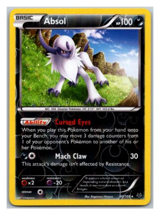 Absol 40/108 Roaring Skies (Reverse Holo) (Exc Condition)