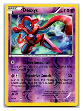 Deoxys 33/108 Roaring Skies (Reverse Holo) (Exc Condition)