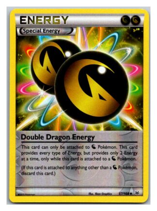 Double Dragon Energy 97/108 Roaring Skies (Reverse Holo) (Exc Condition)