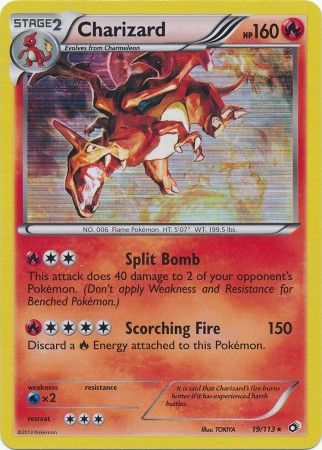 Charizard 19/113 Legendary Treasures (Holo) (Exc Condition) (Exc Condition) (Exc Condition)
