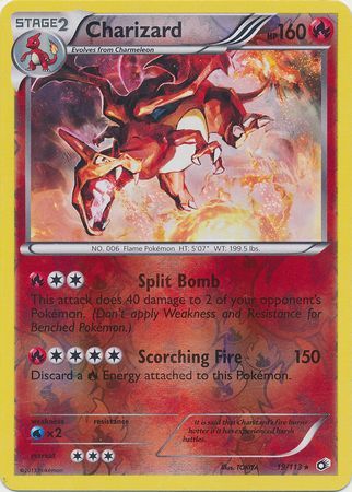 Charizard 19/113 Legendary Treasures (Reverse Holo) (Exc Condition)