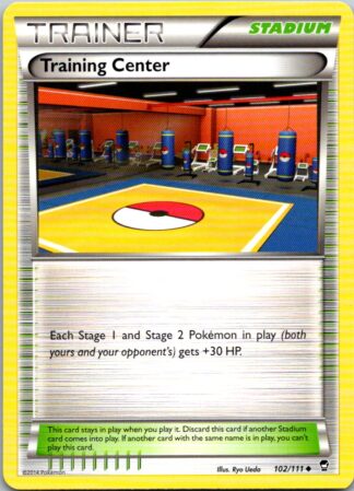 Training Center 102/111 Furious Fists (Uncommon) (Exc Condition)